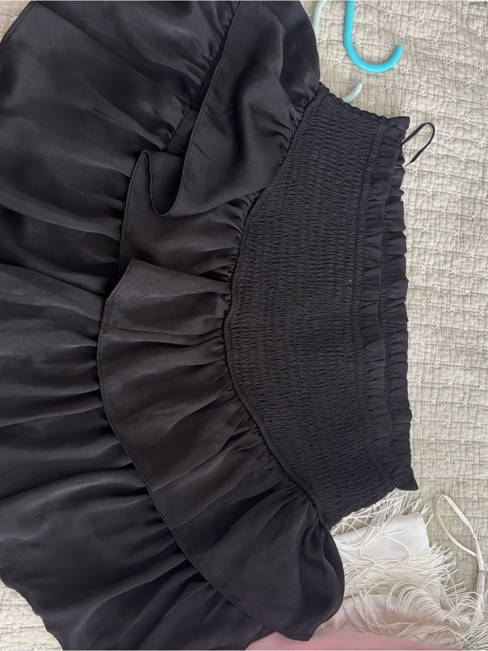 Altar'd State Black Ruffle Skirt/Shorts